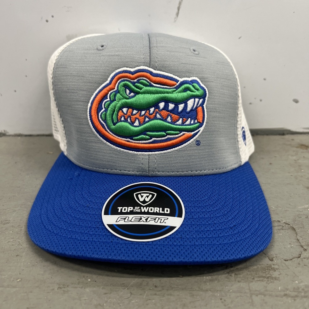 Florida Gators Hat Top Of The World FlexFit Stretch Mesh Breathable Vented